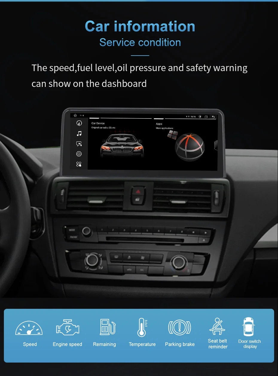 Автомобильный радиоприемник 128G IPS экран Android 11 GPS для BMW X4 X3 F25 F26 NBT CIC Навигация