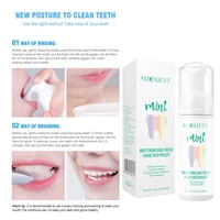 60ml toothpaste foam universal dental beauty easy to use for dentist toothpaste whitening foam tooth cleaning mousse