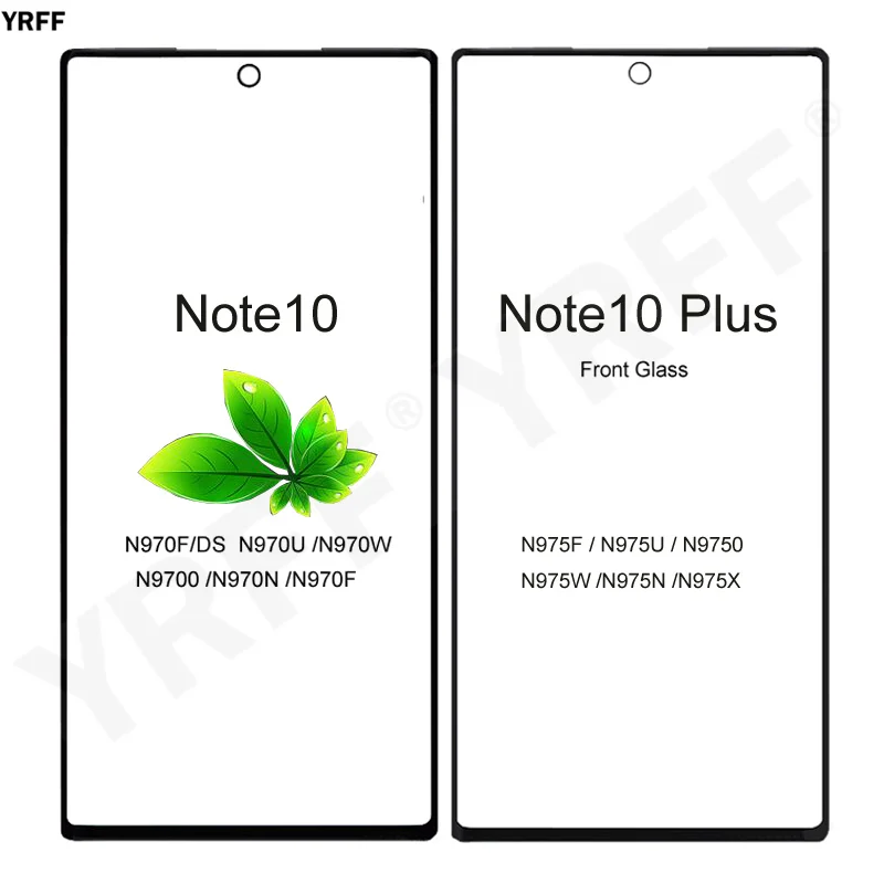 for samsung galaxy note10 n970f note10 plus n975f outer glass lens touth screen panel mobile phone repair replacement parts free global shipping