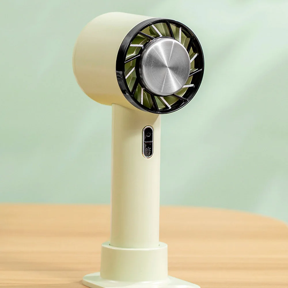 

Handheld Fan Semiconductor Refrigeration Cooling 2200mAh Battery USB Rechargeable Mini Handheld Fan Air Cooler Office Outdoor