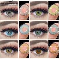 EYESHARE 2pcs Natural Color Contact Lenses for Eyes C28 Series Color Cosmetic Contact Lenses for Eye Puipls Colored Contact Lens