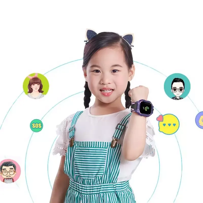 

Children Smart Watch With Sim Bluetooth Tracker Heart Rate Monitor Blood Waterproof Q19 Touch Screen Camera For Android IOS