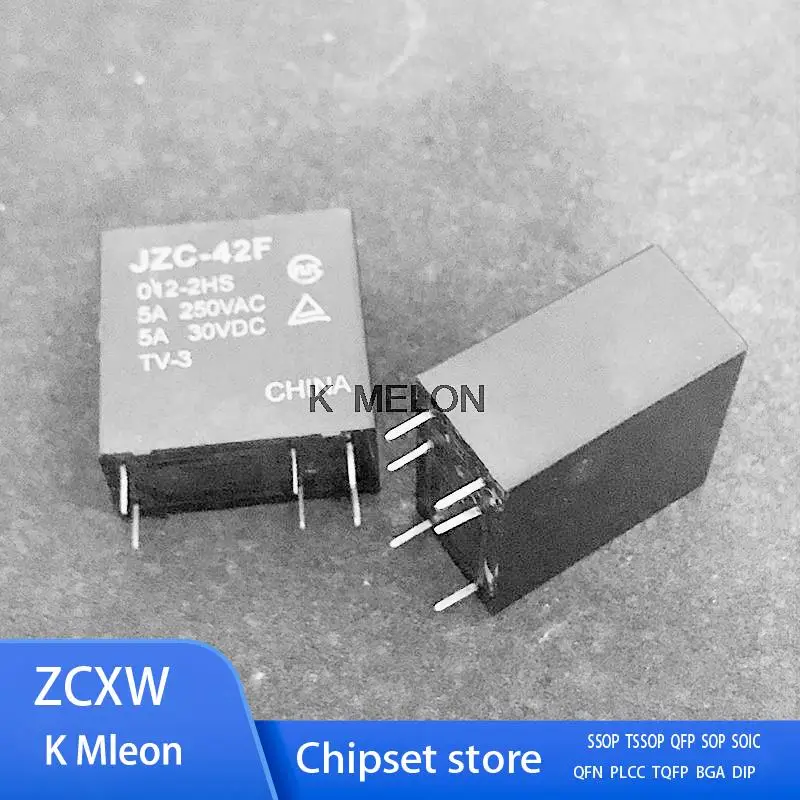 10 шт./партия, фонарь 0-2hs, фонарь HF42F 5A 250VAC 6PIN