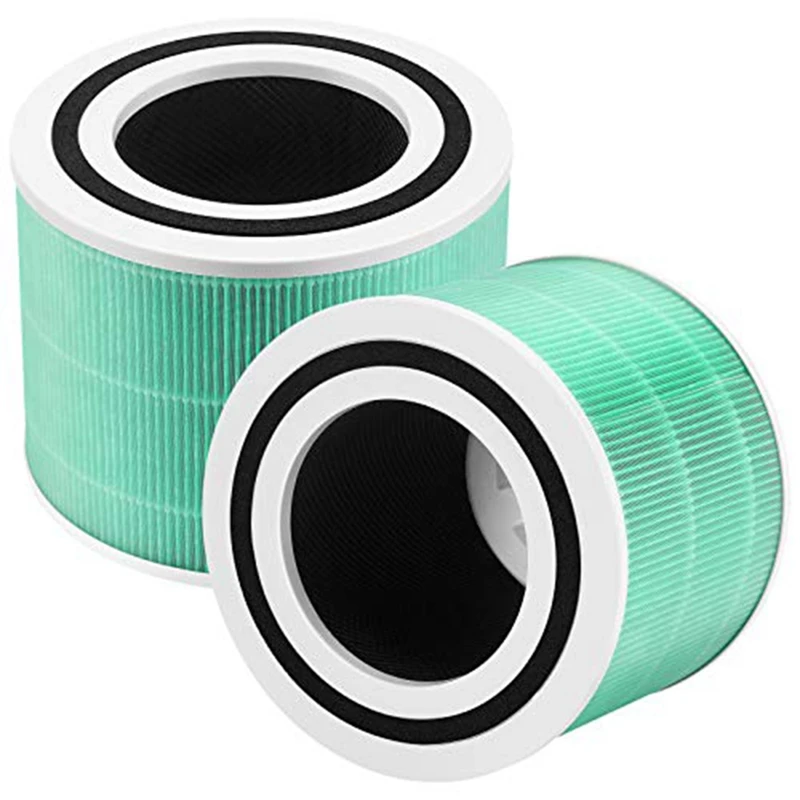 

2 Pack Replacement Filter For Levoit Core 300/Core 300-RF,3 In 1 H13 True HEPA Activated Carbon Filter&Pre-Filter