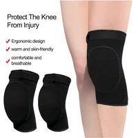 professional knee pads support safety construction comfort leg protectors sports accessories black