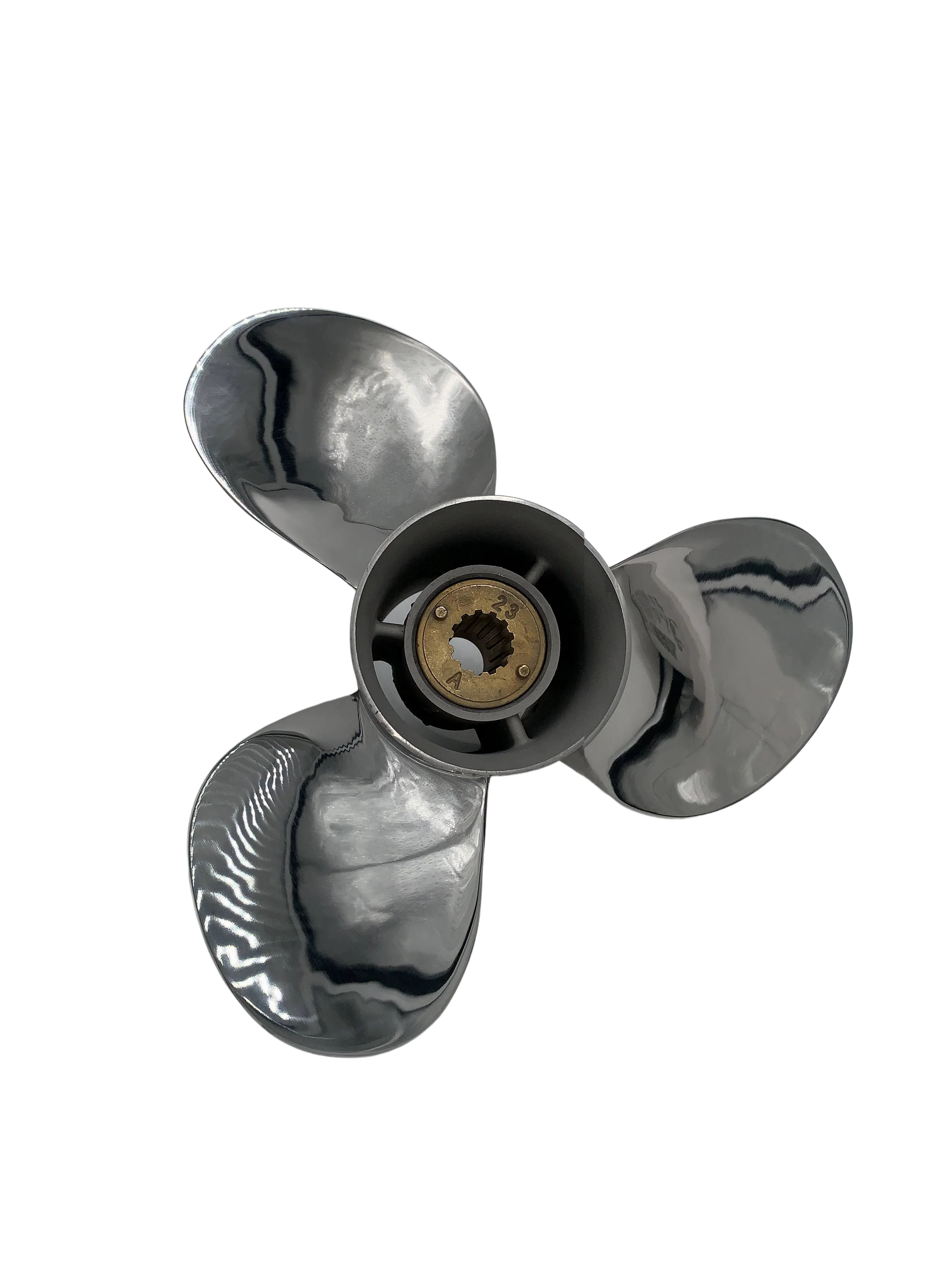 Лодочный пропеллер 11 3/8x12 для Mercury 40HP-60HP 3 лезвия из нержавеющей стали Prop SS 13 зубьев