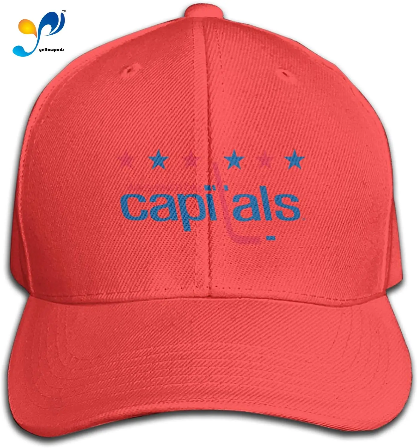 Unisex Adjustable Personality Cap Washington Hockey Fans CAPI-Tal Baseball Hat Dad Hat Casquette Hat