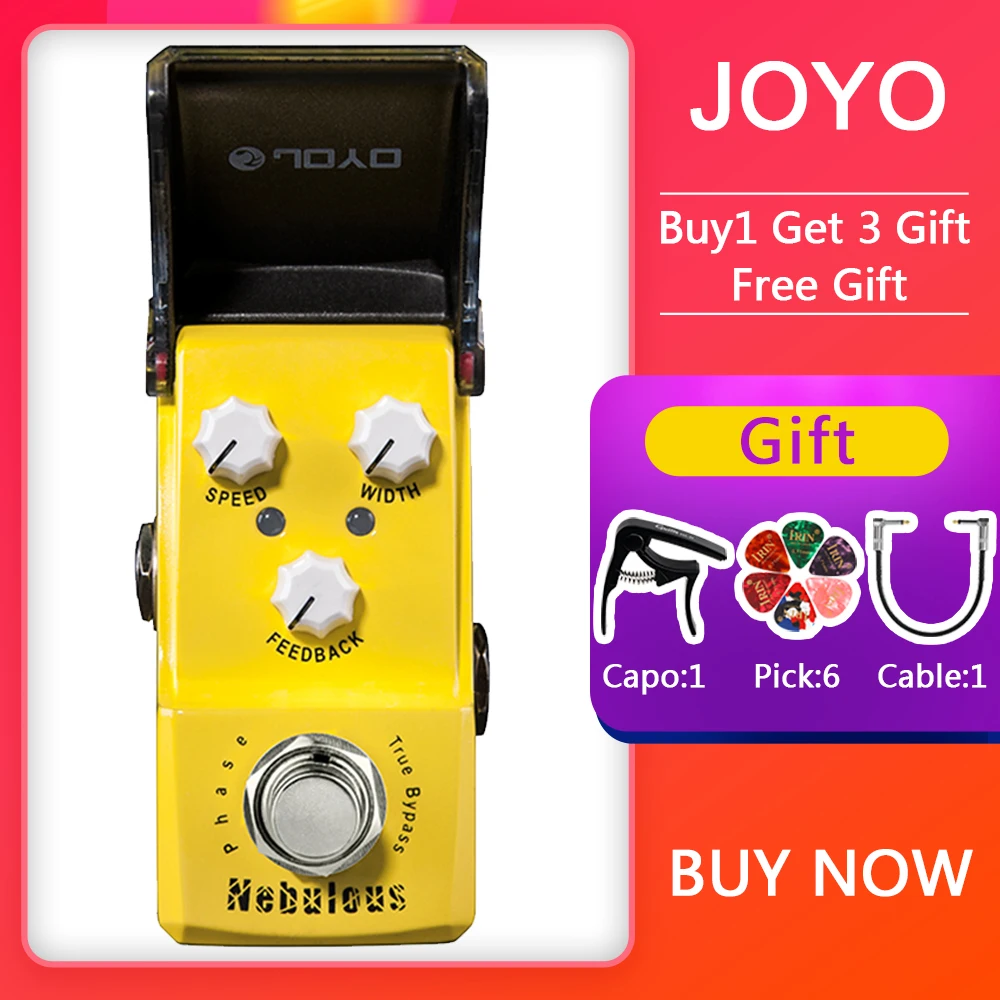 

JF-328 Nebulous Feedback Guitar Effect AMP Simulator Overdrive Pedal For Electric Guitar TS Speed Regen Width True Bypass