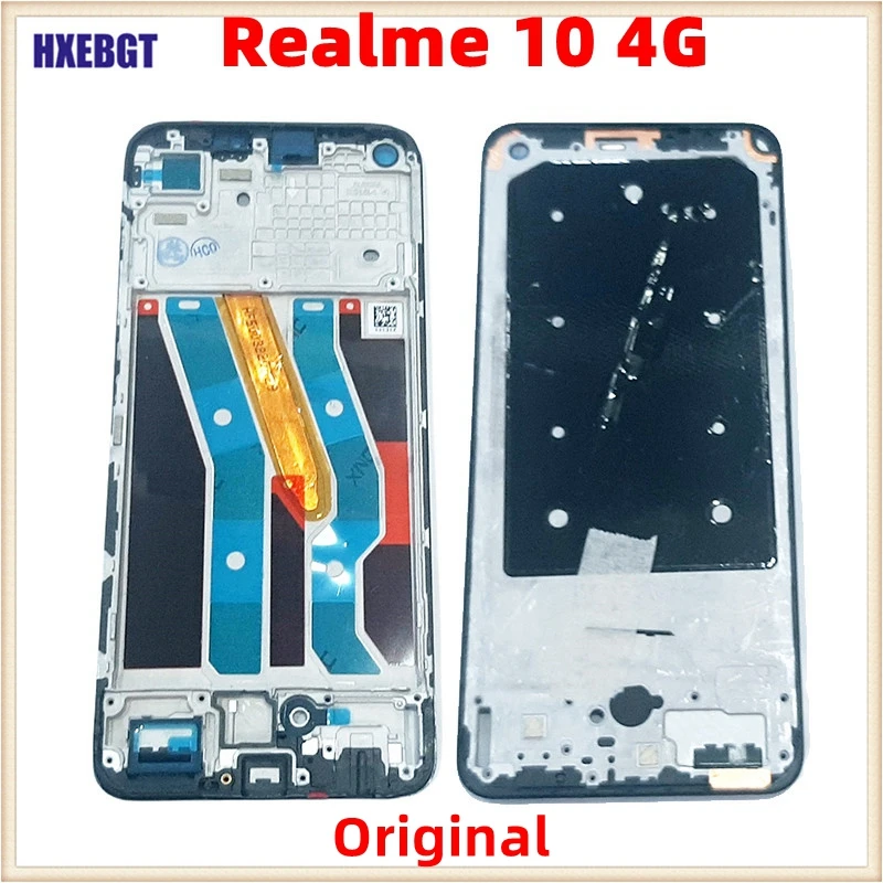

Оригинальный ЖК-дисплей для Realme 10 4G передняя рамка средняя Лицевая панель Корпус Шасси Запчасти для смартфона