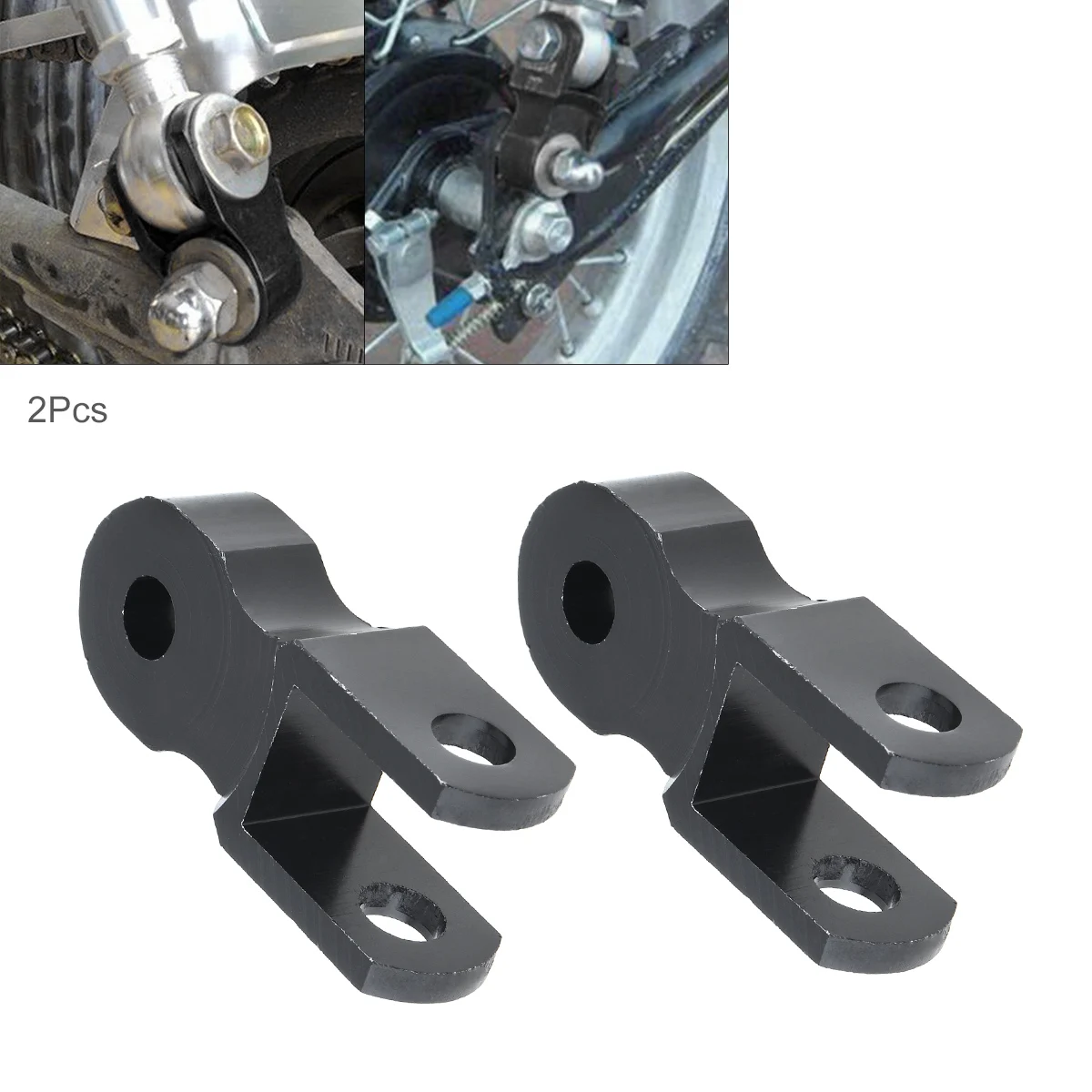 

2pcs Universal Black Aluminum Motorcycle Brake Accessories Motorbike Reduce Vibration Device for Electric Vehicle Motorcycle