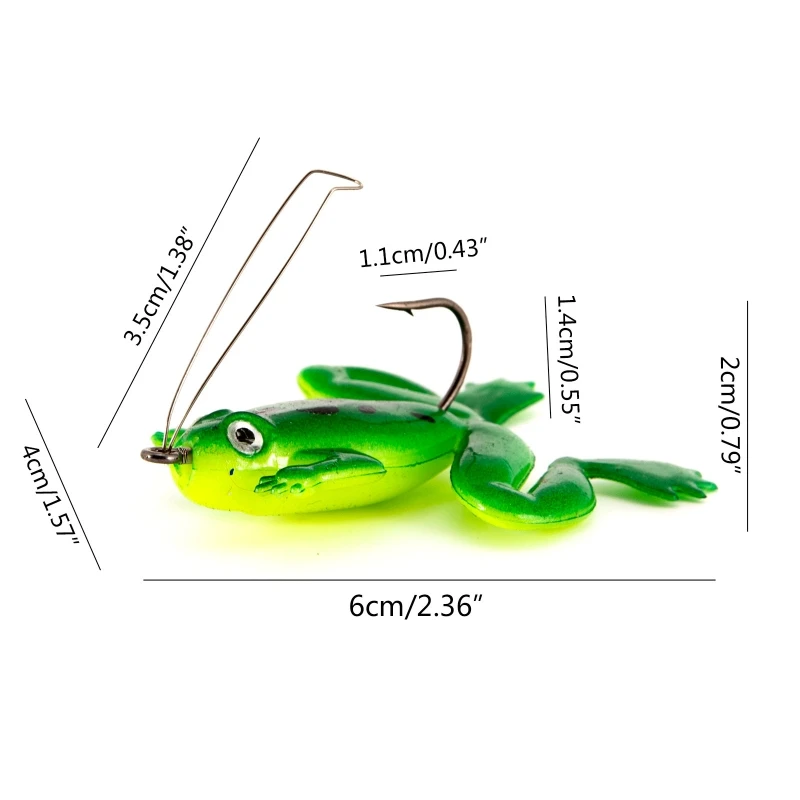 

Искусственные мягкие рыболовные приманки, Силиконовая Лягушка, приманка для окуня с крючком, кренкбейты Topwater, Снасть