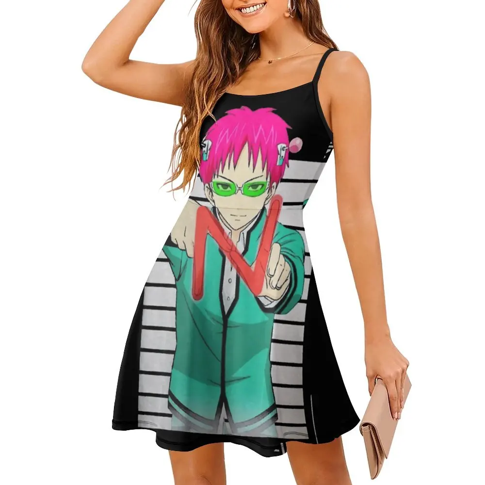 Saiki K Классическая классика на продажу женское платье бретельках новинка