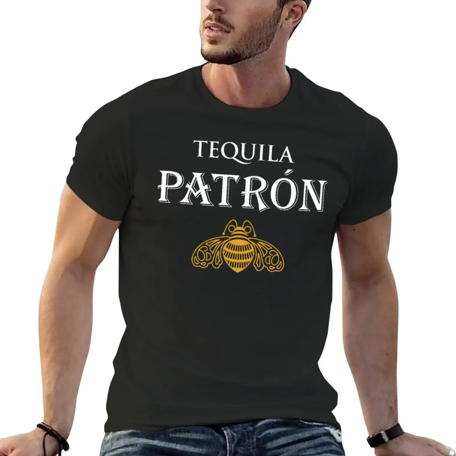 Patron Tequila T-Shirt plus sizes Aesthetic clothing oversized graphic tee outfits for men