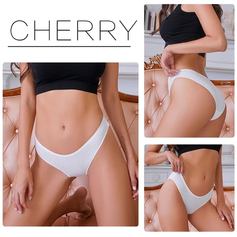 S-4XL Cotton Panties Women's Sexy Female Underpants Low Waist  Underwear for Women Briefs Plus Size Pantys Lingerie Solid Color