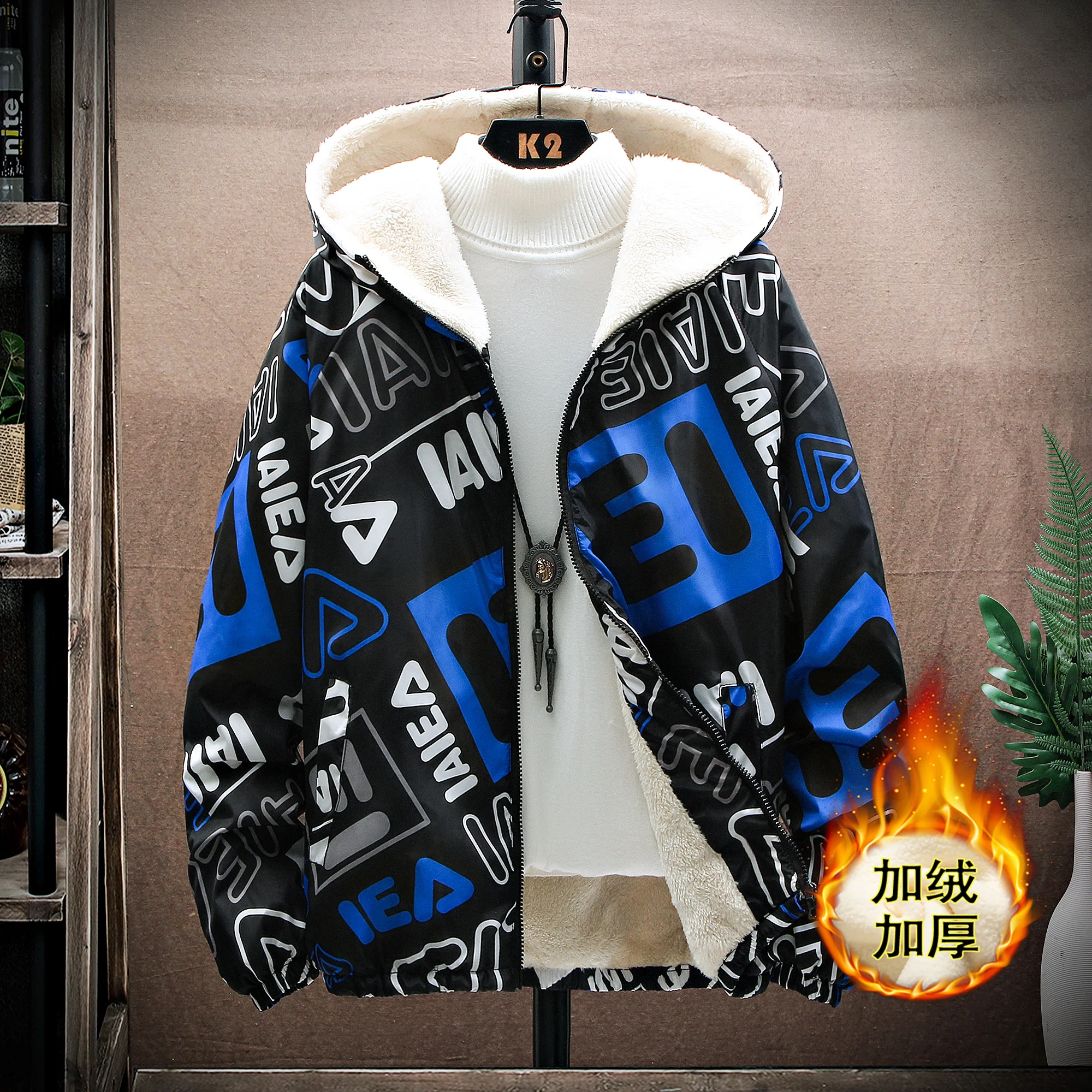 2022 New Winter Jacket Men Plus Velvet Warm Fashion Jacket Hooded Waterproof Female Coat Thick Windbreaker Parka Plus Size 4XL