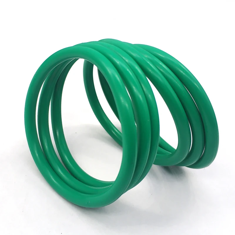 Уплотнительное кольцо FKM из фторрезины зеленого цвета CS 1 9 мм OD 5 мм-150 толщина