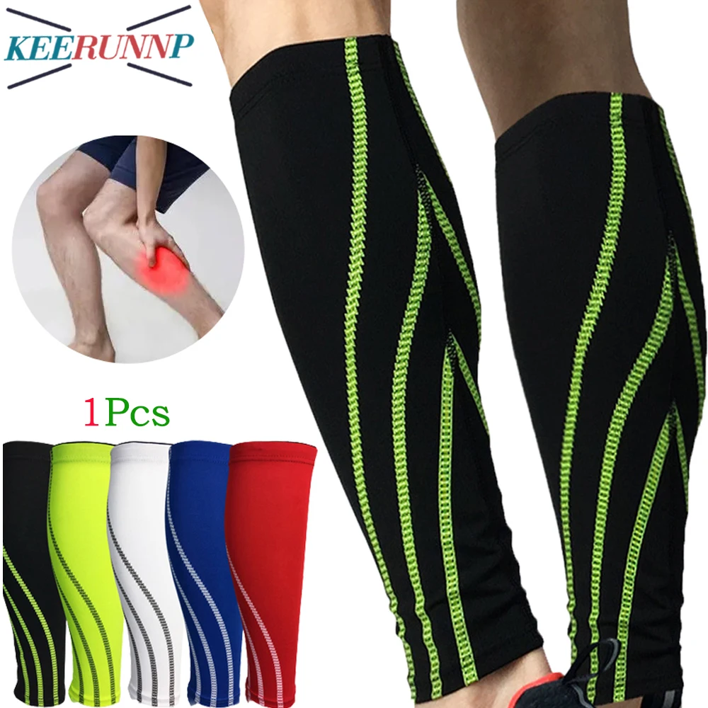 

1Pcs Calf Compression Sleeves for Men Women (20-30mmhg) - Calf Support Legs Compression Socks for Shin Splint & Calf Pain Relief