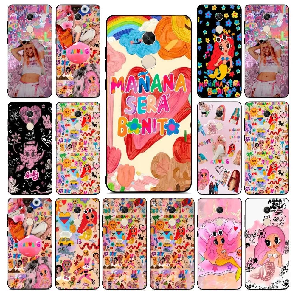 Чехол для телефона Karol g Redmi Note 4X5 A 6 7 8 T 9 9S 10 11 11S 11Epro Poco M3 pro