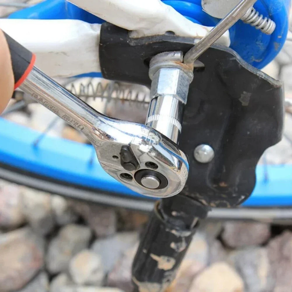 Двухсторонний гаечный ключ с трещоткой 1/4 дюйма 5/5/5.5/6/7/8/9/10/11/12/13/14 мм