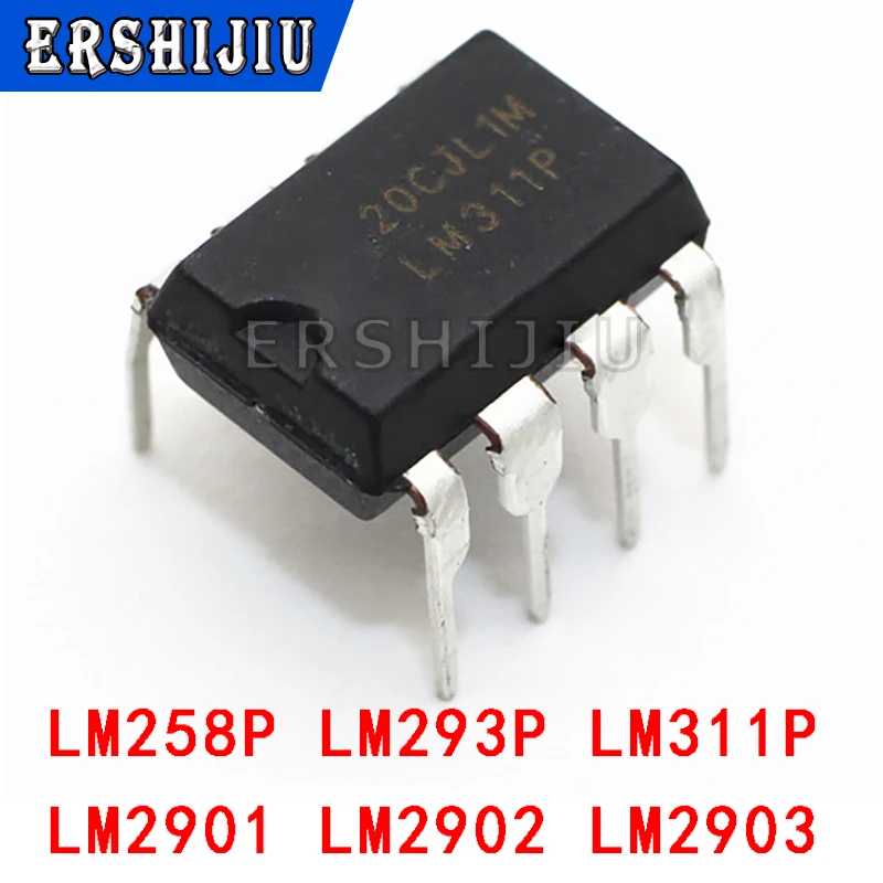 

10 шт. LM258P LM258 DIP-8 LM293P LM311P LM2901 LM2902 LM2903 DIP-14 DIP IC