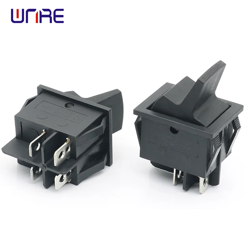 10 шт. переключатель KCD4 самосброс 2 контакта/4 контакта 250 В переменного тока/20 А 125