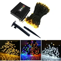 outdoor solar string fairy light with 8 modes waterproof solar powered patio light for garden party decor led landscape light
