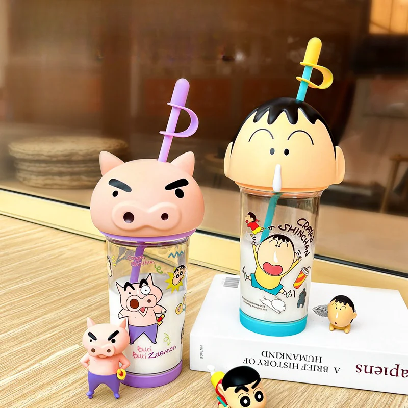 Новая симпатичная большая чашка Shin-chan в стиле Аниме Crayon большой емкости 500-600 мл