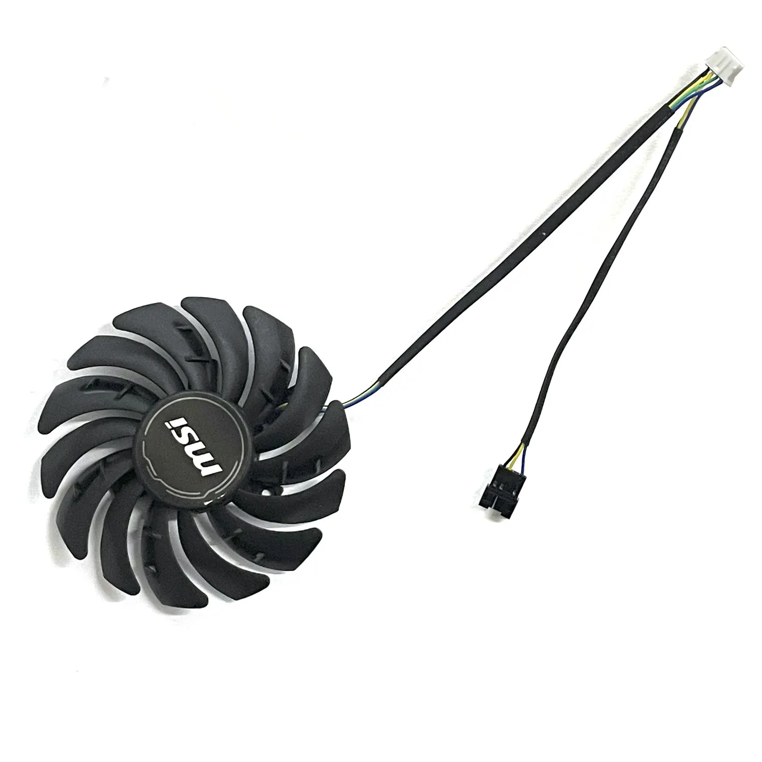 Фото Вентилятор для видеокарты MSI RADEON RX 5600 5700 XT MECH OC, 4 контакта, 87 мм №5