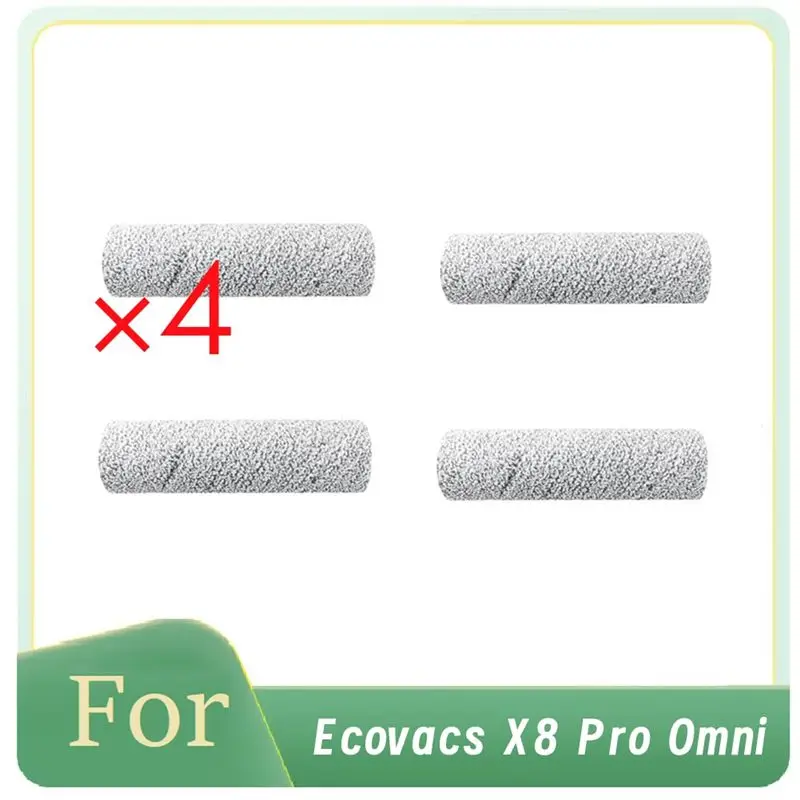 Фото Акция! 4 шт. сменных роликовых насадок для Forecovacs X8 Pro Omni, незаменимые аксессуары для пылесоса, ультрапрочные комплектую №1