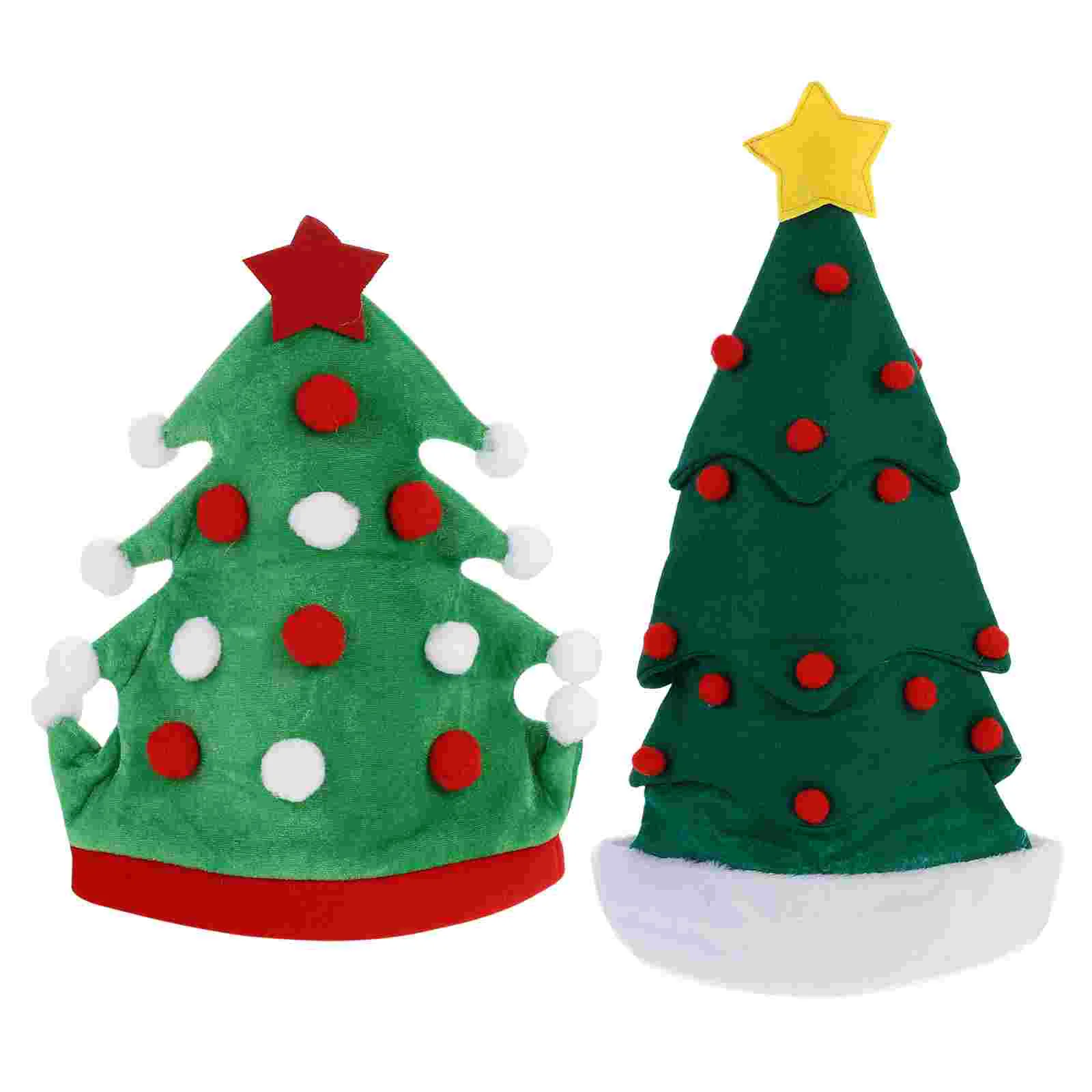 

Christmas Hat Elf Santa Party Hats Cap Headwear Headpiece Funny Decoration Felt Set New Year Custom Claus Supplieskids Greentree