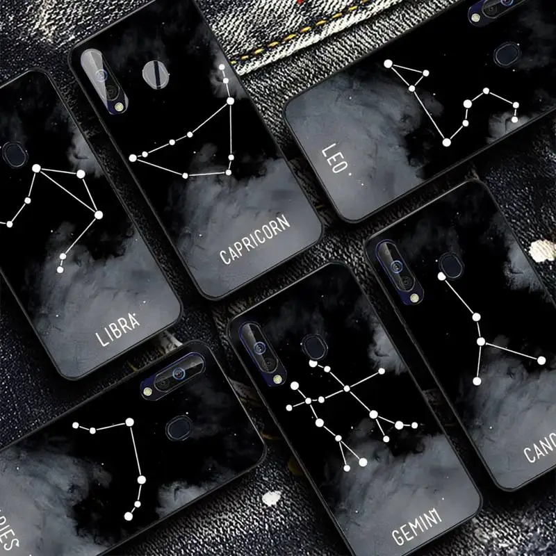 

Twelve constellations Phone Case for Samsung A51 01 50 71 21S 70 31 40 30 10 20 S E 11 91 A7 A8 2018