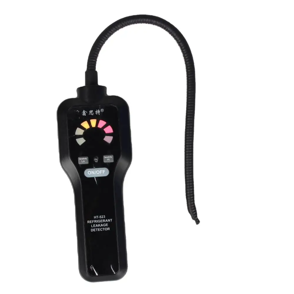 

Good wholesale price HT-523 refrigerant gas leakage detector factory price with 7 LED Level Indicator halogen detector