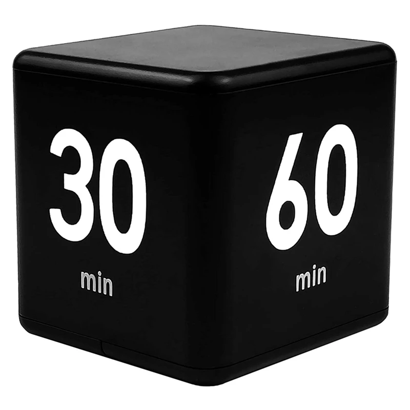 

Square Timer, Kitchen Timer Gravity Sensor Flip Timer for Time Management and Countdown Settings (15-20-30-60 Minutes)