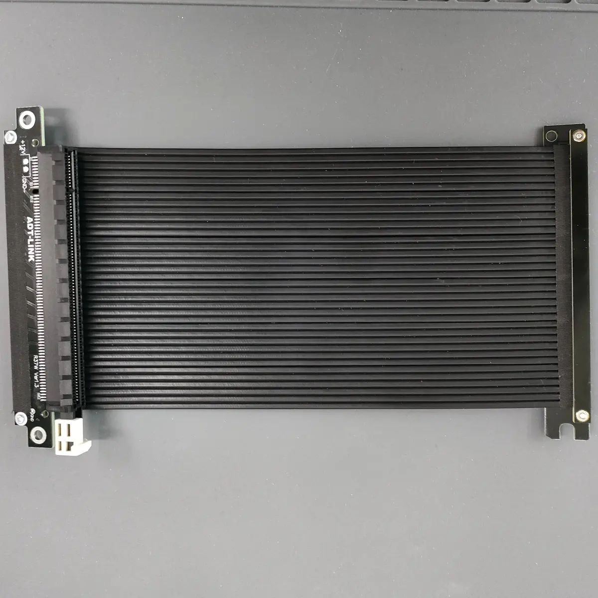 Серебристый белый обратный PCIE 4 0 3 кабель подъемника PCI-E X16 до 16X графическая карта