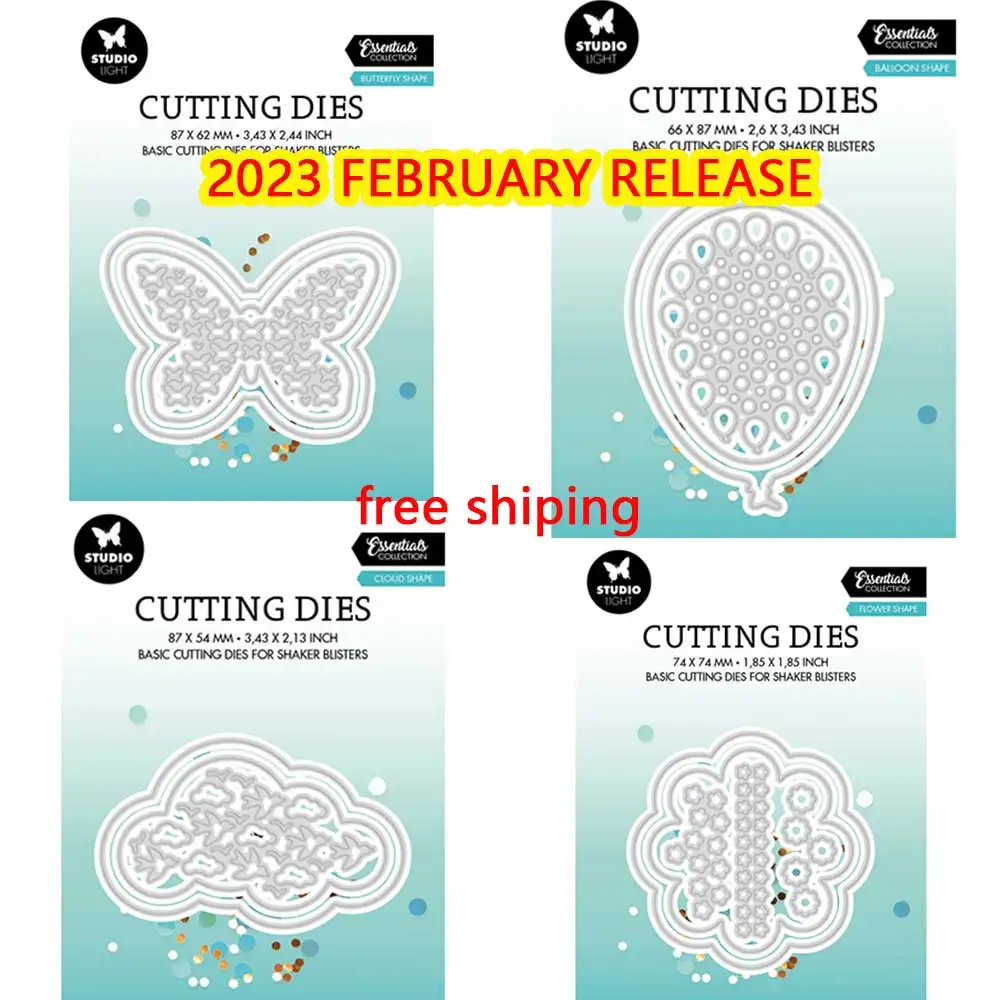 

Exquisite Balloon Series Cutting Die New Arrival 2023 Diy Molds Scrapbooking Paper Making Cuts Crafts Template Handmade Card