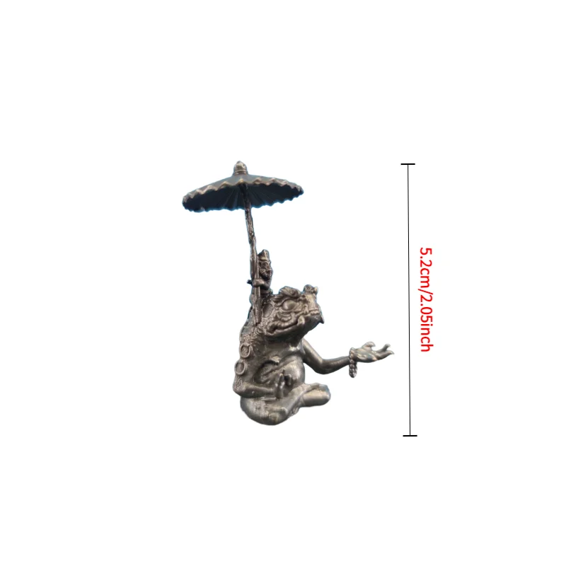 

Миниатюрная медная статуэтка лягушки