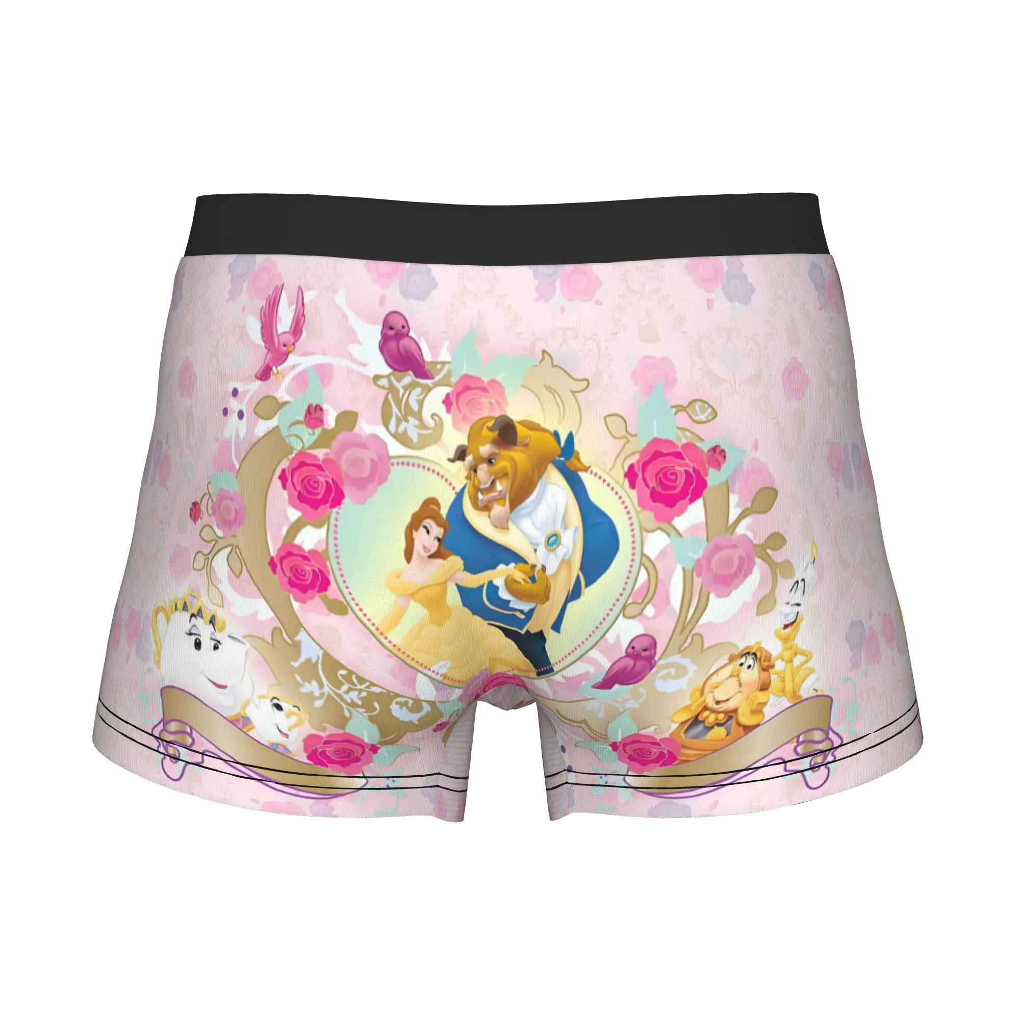 Фото Мужские трусы-боксеры Custom Beauty Anime And The Beast, эластичные трусы-шорты, мягкие трусы для мужчин №4