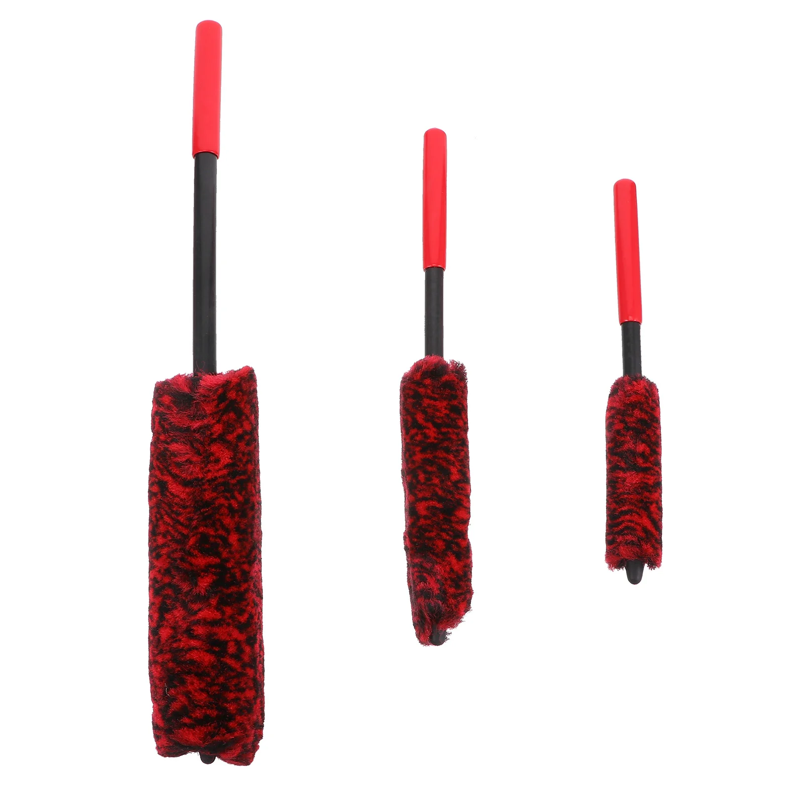 

3pcs Vehicle Wheel Brushes Rim Tire Brushes Multipurpose Use (Assorted Color)