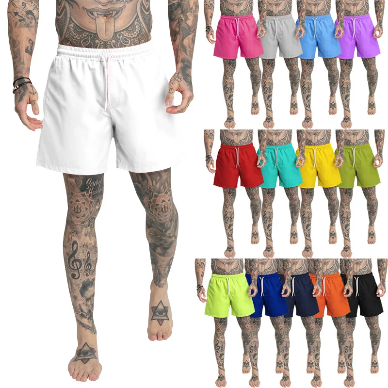 

Swimwear Swim Shorts Trunks Beach Swimming Board Shorts Quick Drying Pants Swimsuits Mens Running Sports Surffing shorts homme