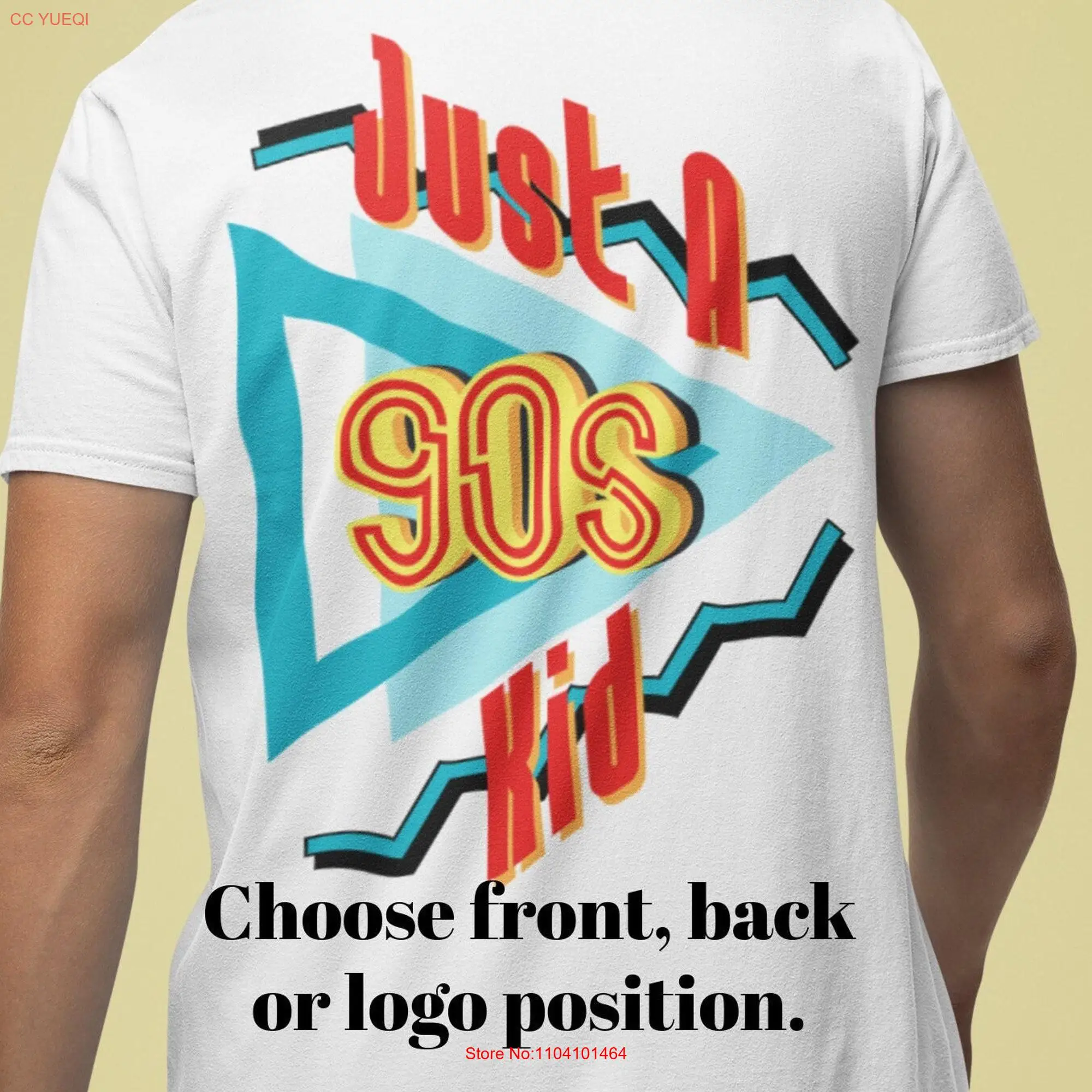 Детская футболка с длинным или коротким рукавом В Стиле Ретро 90-х