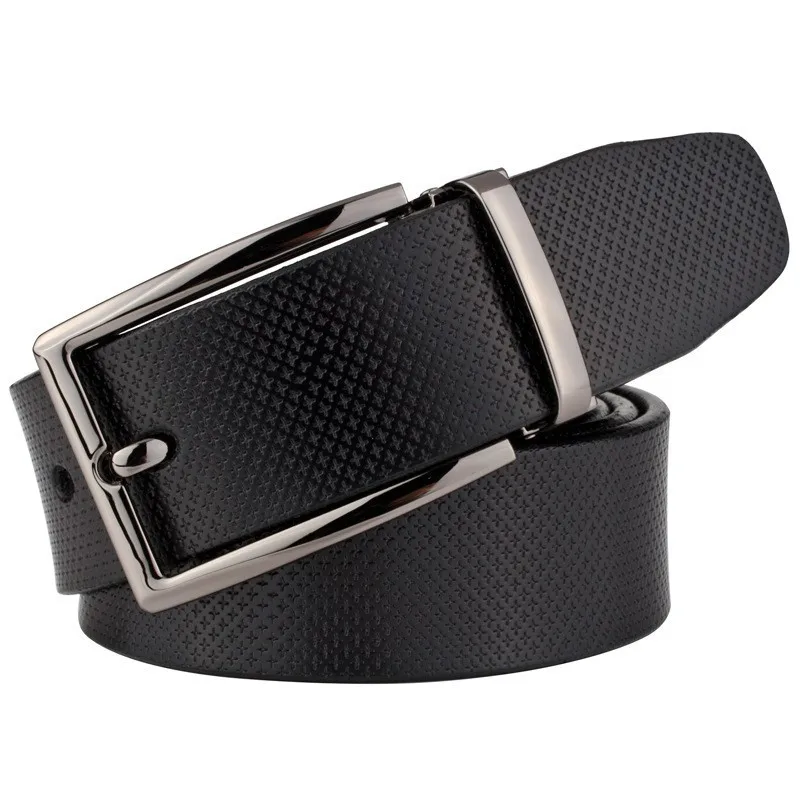 High Quality Men Genuine Leather Belt Fashion Exquisite Designer Pin Buckle Waistband Men's Business Casual Jeans Belts New