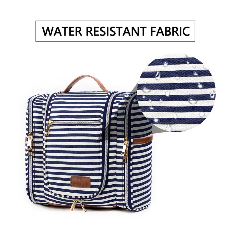 Travel Hanging Toiletry Bag for Women Men Water Resistant Cosmetic Makeup Bag