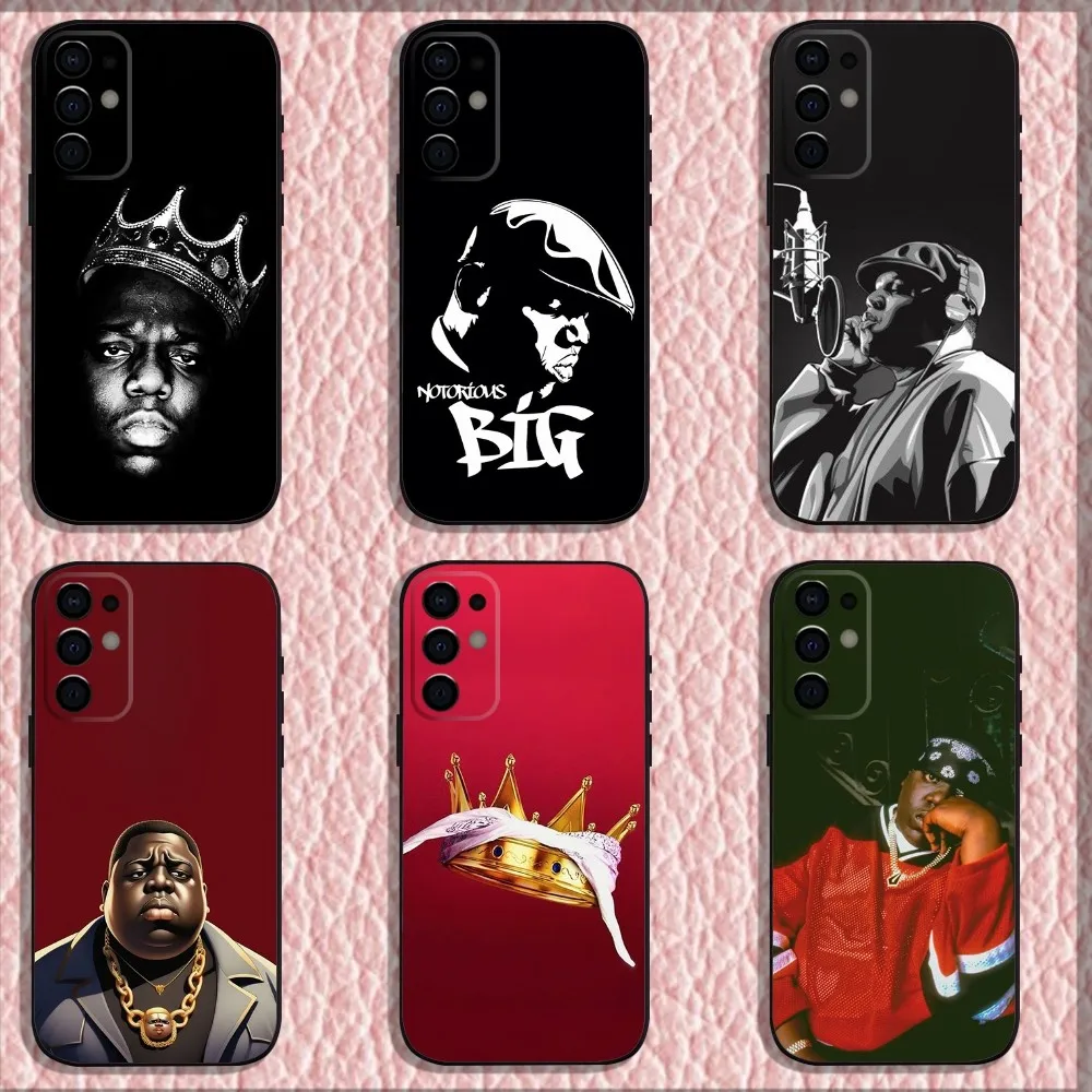 Маленький чехол для телефона Rapper Notorious B-Biggie Samsung S24 S21 S22 S23 S30 Ultra S20 Plus Fe Lite Note 10 9 5G