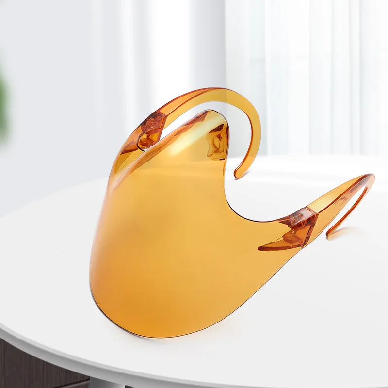 

Colorful Transparent Face Shield Protective Face Masks Colored Face Protection Masks Against Dust Splash Kitchen Anti-oil Masks