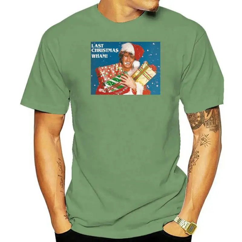 

Wham Last Christmas George Micheal Xmas Songs Unisex Cotton T-Shirt Wsn49 Summer Style Casual Wear Tee Shirt