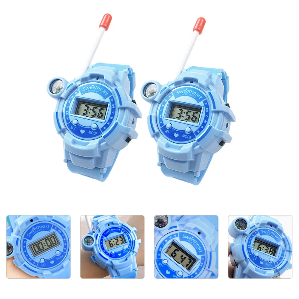 

1 Pair of Children Walkie-talkie Watches Funny Intercom Watch Playthings