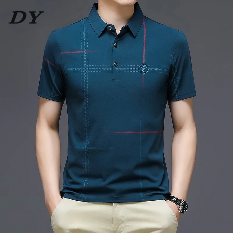 

DY 2022 Mens Fashions Top Quality Summer Designer Brand Tops Classic Elastane T Shirts Short Sleeve Men Clothes Casual Clothing