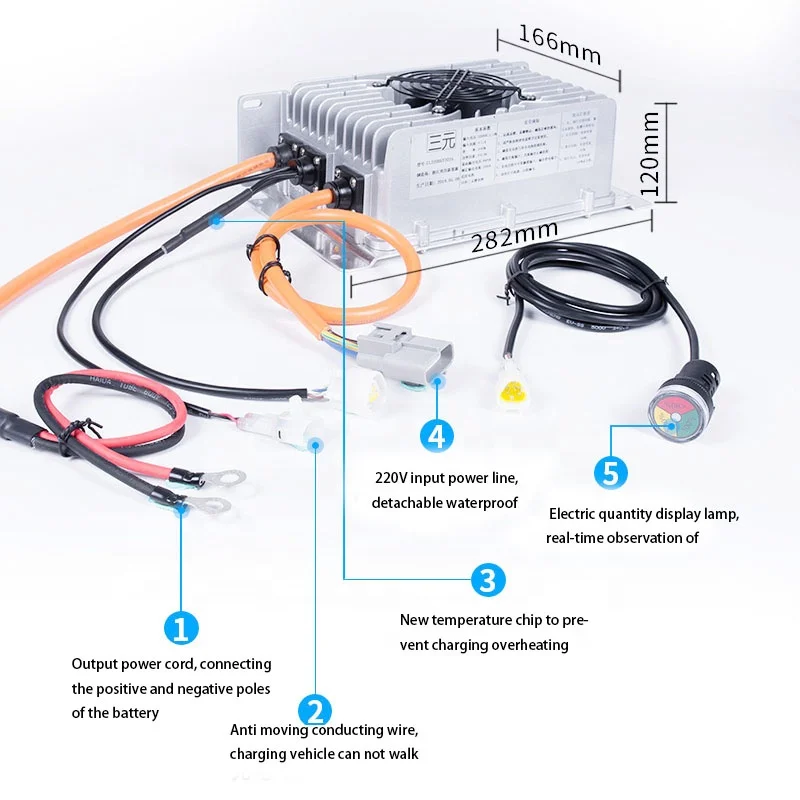 

Hot selling Lifepo4 Battery Ip65 Waterproof Car Charger 29.2v 26A