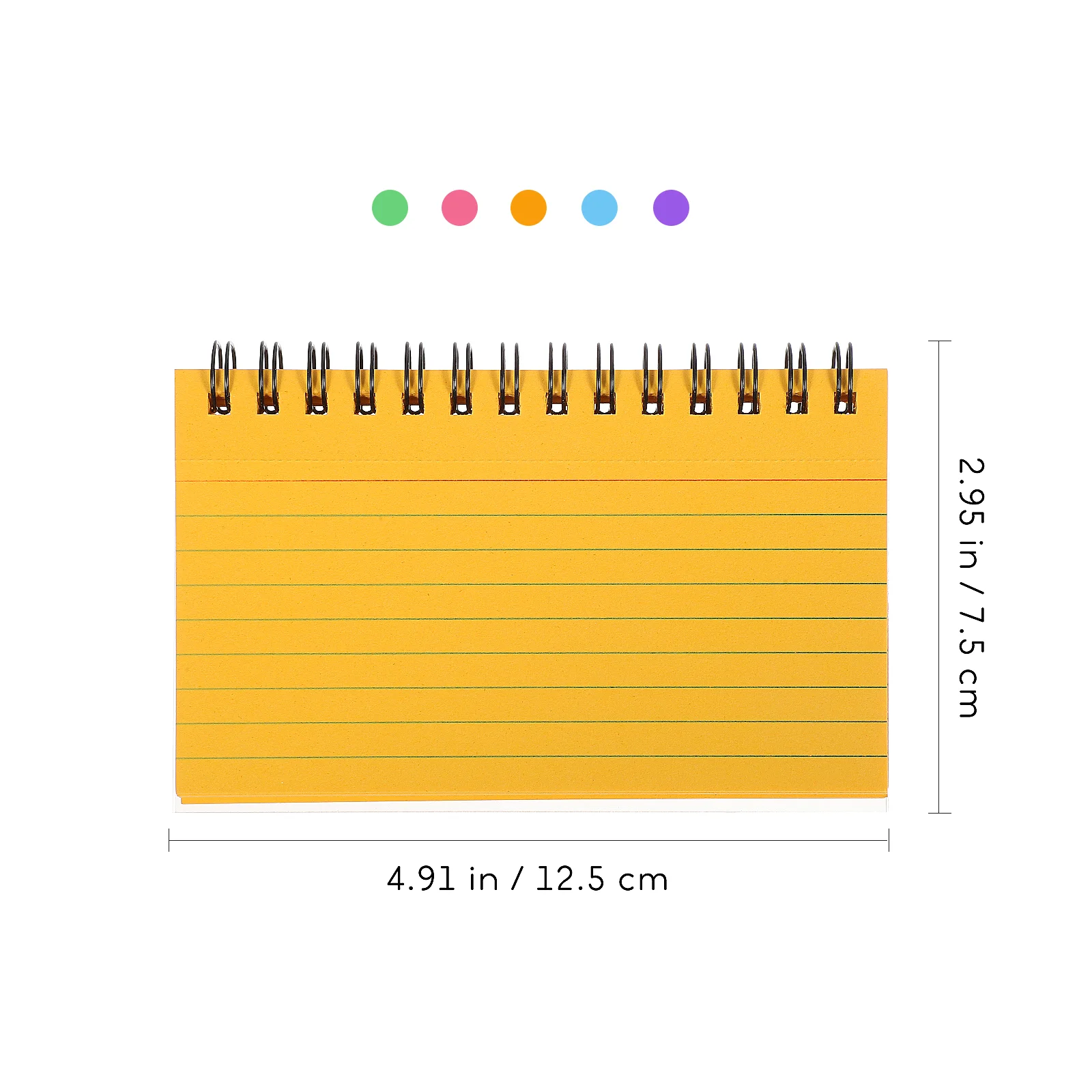 

5 Pcs Notebook Paper Cards Index Small Record Notepad Meeting Notebooks Notepads Students Speech Ring
