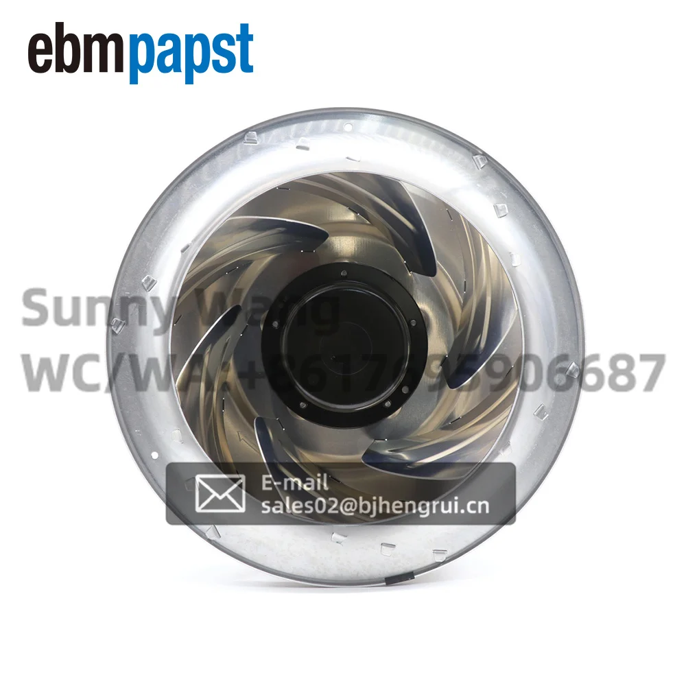 Фото ebmpapst R3G355-AM14-61 1000-3000 м3/ч 100-500 Па EC FFU Вентилятор Фильтр Холодильный кондиционер Центробежный охлаждающий вентилятор №1